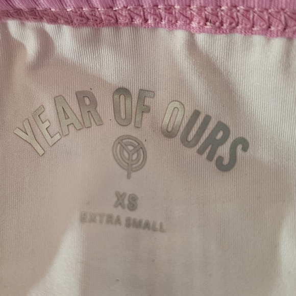 Year of Ours Ribbed Football Leggings With Matching Ribbed Bralette 2.0 NWT - Picture 9 of 11